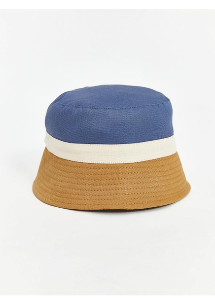 Lcw Baby Renk Bloklu Bucket Şapka Pamuk Kumaşla Rahat Kullanım Sunar