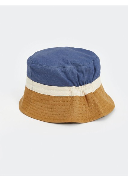 Lcw Baby Renk Bloklu Bucket Şapka Pamuk Kumaşla Rahat Kullanım Sunar modelleri
