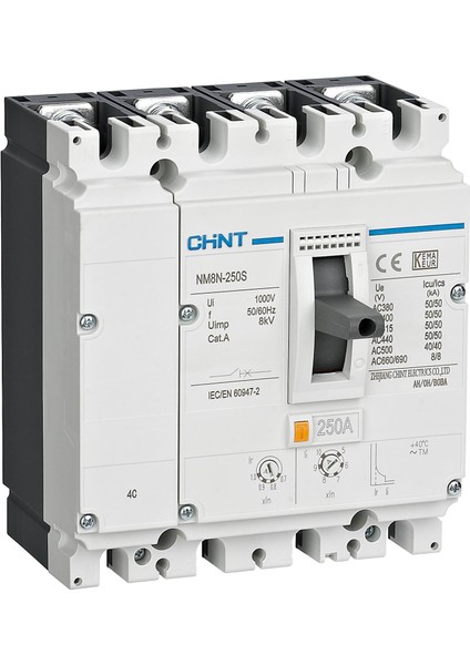268958 NM8N-400S 4X400A 50KA Termik Manyetik Şalter