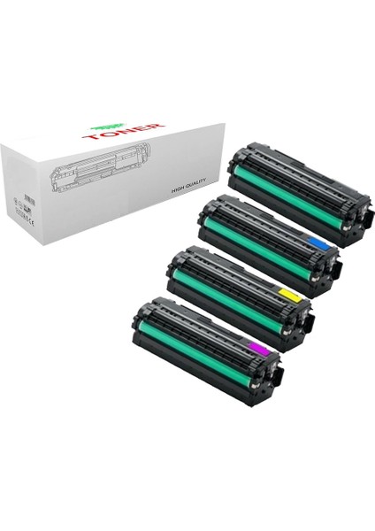 Samsung CLT-K503L/ Samsung Proxpress SL-C3010ND Muadil Toner 1 Set 4 Renk