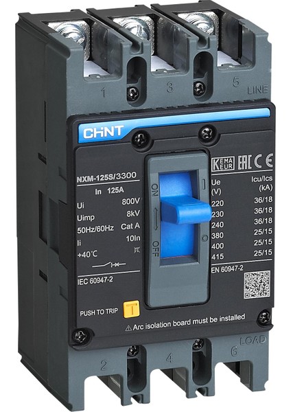 844290 NXM-125H/3300 3X80A 50KA Termik Manyetik Şalter