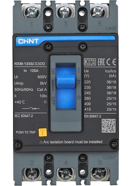 131362 NXM-125S/3300 3X100A 25KA Termik Manyetik Şalter