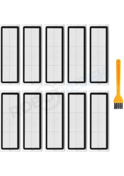 Dreame L10S Pro Gen 2 Uyumlu Yedek Hepa Filtre ve Temizleme Fırçası-11 Parça