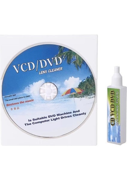 Cd/vcd/dvd Oynatıcı Lens Temizleyici Seti, CD Çalar Için CD Temizleyici Disk,