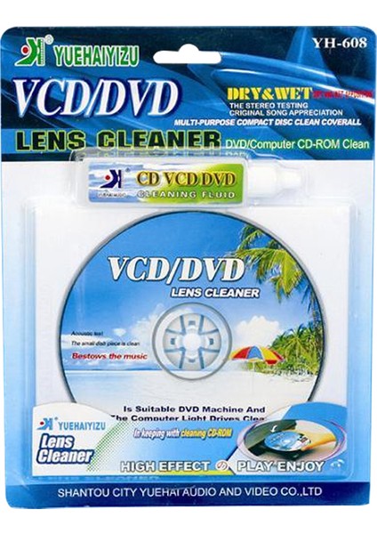 Cd/vcd/dvd Oynatıcı Lens Temizleyici Seti, CD Çalar Için CD Temizleyici Disk,