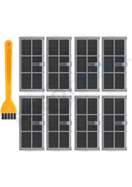Dreame X40 Ultra L40 Ultra Uyumlu Hepa Filtre ve Temizleme Fırçası-9 Parça