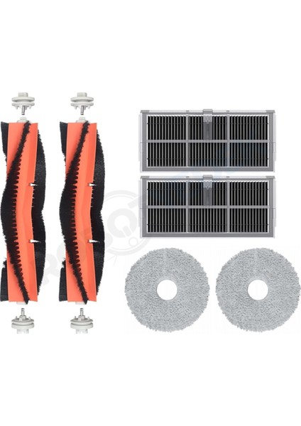 Dreame X40 Ultra L40 Ultra Uyumlu Fırça Hepa Filtre Mop Seti-6 Parça