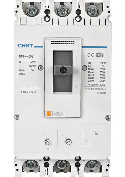 268960 NM8-400Q 3X315A 70KA Termik Manyetk Şalter