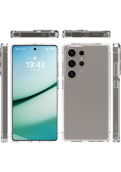 Buff Galaxy S25 Ultra Air Hybrid Şeffaf Kılıf