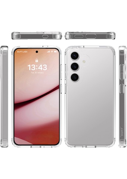 Buff Samsung Galaxy S25 / S24 Air Hybrid Şeffaf Kılıf