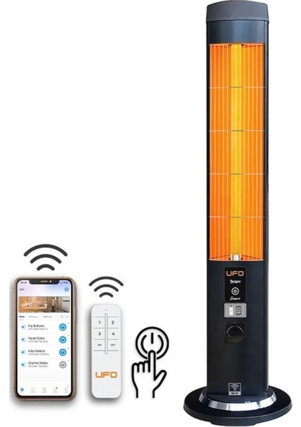 Smart 2300 W Mobil Uyumlu Kule Tipi Isıtıcı