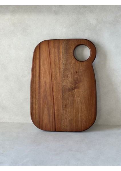 Akasya Oval Kesme Tahtası (31,5 x 23 cm)