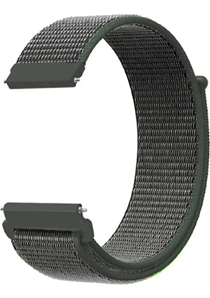 Amazfit Bip Lite / Bip U / Bip U Pro / Bip S Uyumlu Hasır Dokuma Kumaş Kordon (20MM)
