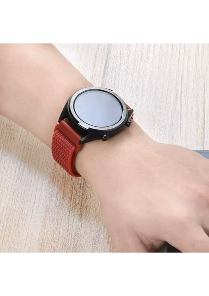 Amazfit Bip Lite / Bip U / Bip U Pro / Bip S Uyumlu Hasır Dokuma Kumaş Kordon (20MM)