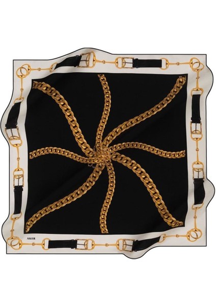 Tivil Ipek Eşarp 8449-915 Siyah Renk