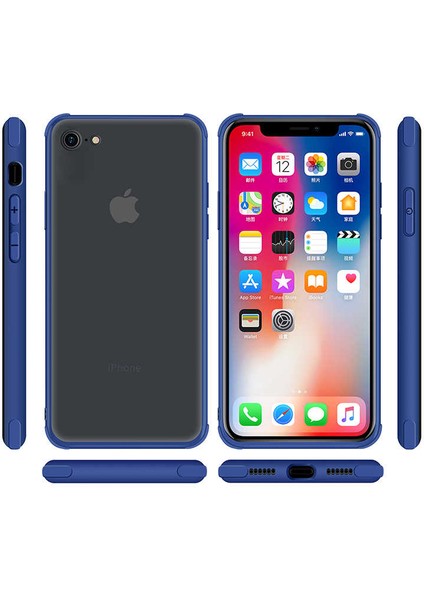 iPhone 8 Plus Uyumlu Kılıf Ince Yumuşak Airbag Tasarımlı Struga Odyo Silikon Kapak