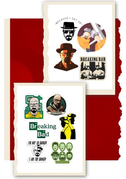 Breaking Bad 2'li Sticker Paketi - Ajanda, Günlük Planlayıcı, Bullet Journal , Scrapbook, Laptop
