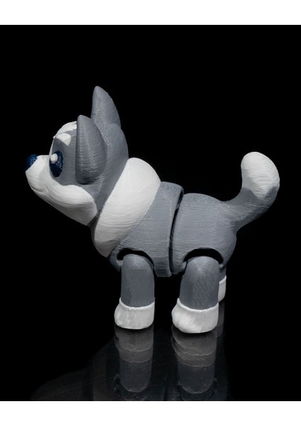 Sibirya Kurdu (Haski), Kızak Köğeği Anahtarlık - 3D Baskı Güçlü Sadık Katman fiyatları