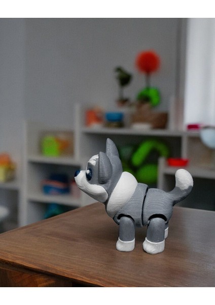 Sibirya Kurdu (Haski), Kızak Köğeği Anahtarlık - 3D Baskı Güçlü Sadık Katman fırsatları