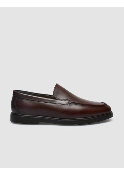 Deri Kahverengi Erkek Loafer
