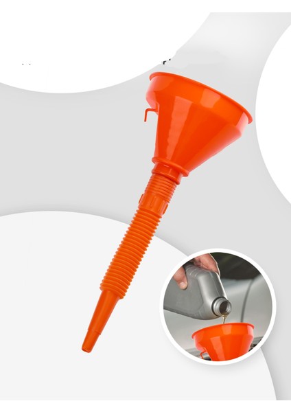 16 cm Çap Büyük Huni Süzgeçli Yakıt Yağ Hunisi Jeneratör Hunisi 721260
