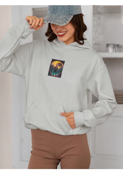 Unisex Mountain Man Baskılı Hoodie / Kapüşonlu Sweatshirt fiyatları