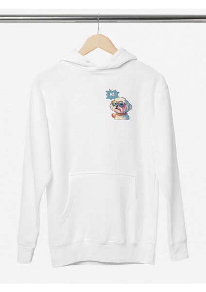 Unisex Dog 3 Baskılı Hoodie / Kapüşonlu Sweatshirt modelleri