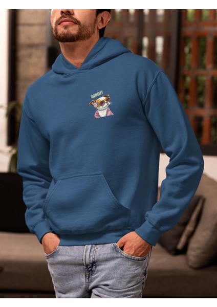 Unisex Dog Baskılı Hoodie / Kapüşonlu Sweatshirt fiyatları