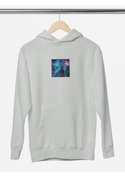 Unisex Dusk Baskılı Hoodie / Kapüşonlu Sweatshirt