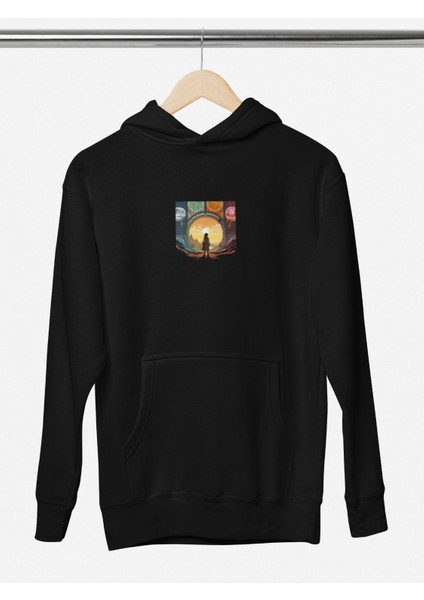 Unisex Astrology Baskılı Hoodie / Kapüşonlu Sweatshirt modelleri