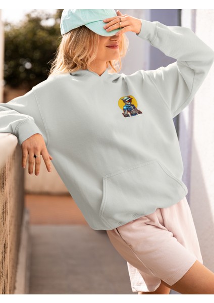 Unisex Wolf 2 Baskılı Hoodie / Kapüşonlu Sweatshirt fiyatları