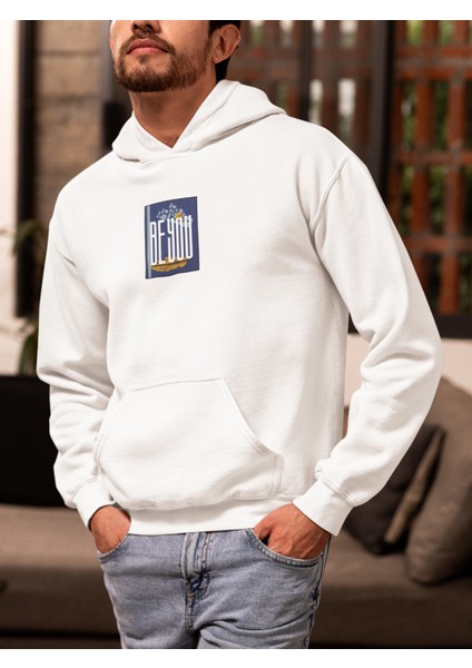 Unisex Be You Baskılı Hoodie / Kapüşonlu Sweatshirt fiyatları