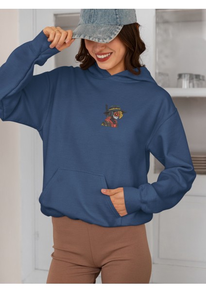 Unisex Ninja Baskılı Hoodie / Kapüşonlu Sweatshirt