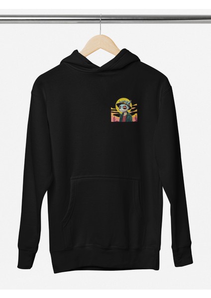 Unisex Frog 2 Baskılı Hoodie / Kapüşonlu Sweatshirt modelleri