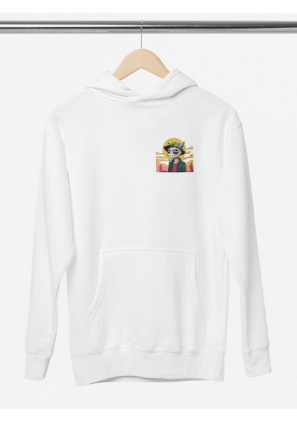 Unisex Frog 2 Baskılı Hoodie / Kapüşonlu Sweatshirt modelleri