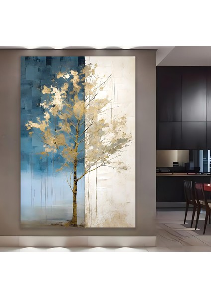 Sonbahar Ağacı Kanvas Tablo