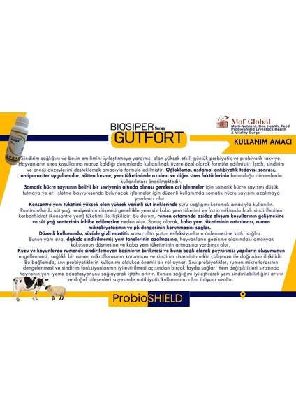 Bıosıper Serisi Gutfort Probiyotik 1000 ml (Küçükbaş/büyükbaş/buzağı) indirimleri