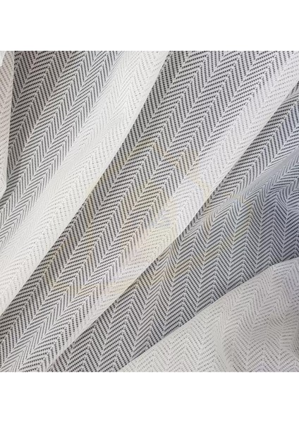 Brillant Tommy Balık Sırtı Modeli Tül Perde Yüksek Kaliteli Viskon - 1/2,5 Normal Pile indirimleri