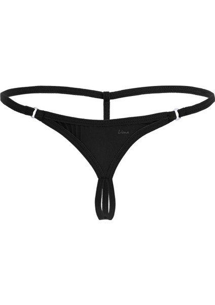 Beruflic Halkalı Mini Siyah Kadın G String