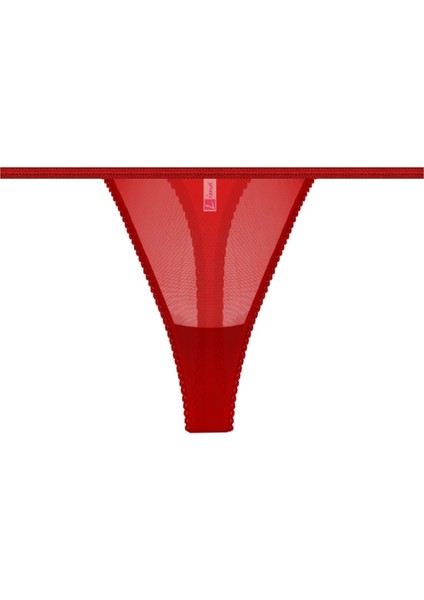 Beruflic Transparan Kırmızı Kadın String Tanga