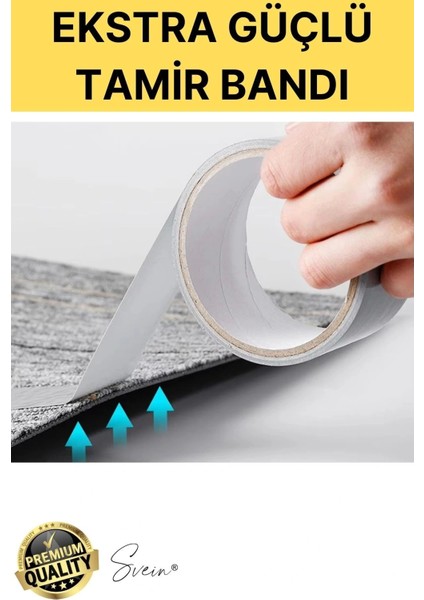 20 Adet 10 mt Sarı Tamir Takviye Kapatıcı Güçlü Onarım Bandı Su Geçirmez Sızdırmaz Dayanım Çatlak