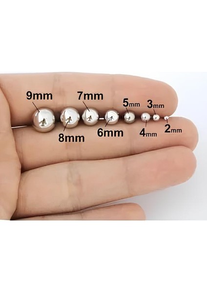 500 Adet 8 mm Çelik Bilye Sapan Mermisi