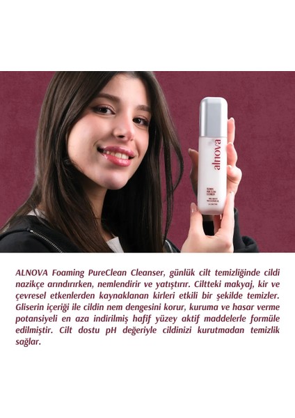 Gliserin İçeren Köpük Yüz Temizleyici - Foaming Pureclean Cleanser