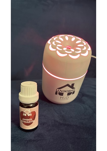 Çiçek Desenli Amber Romantik Koku + Hava Nemlendiricisi modelleri