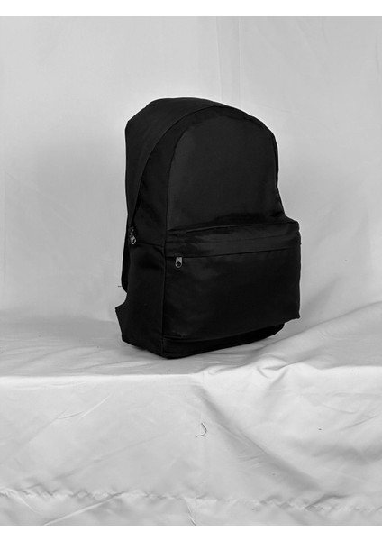 Günlük Seyahat Kurs Sirt Çantasi Plain Dark Blue Daily Travel Course Backpack(Hugbag)