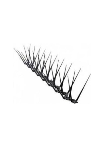 (Tekli) Kuşkonmaz Diken 50 cm - Siyah - Polikarbon
