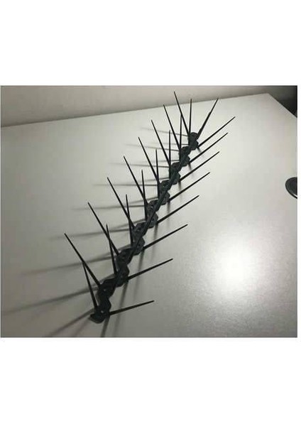 (Tekli) Kuşkonmaz Diken 50 cm - Siyah - Polikarbon