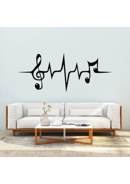 Müzik Yaşam Çizgisi Oturma Odası Duvar Sticker Su Geçirmez Duvar Kağıdı fırsatları