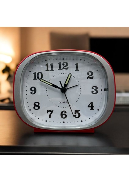 Çift Alarmlı Sesli ve Işıklı Masa Saati