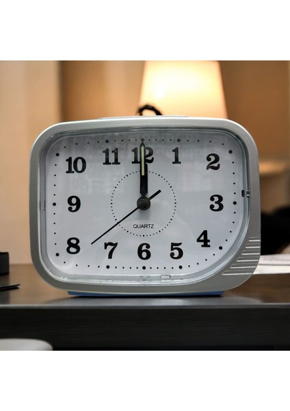 Çift Alarmlı Sesli ve Işıklı Masa Saati